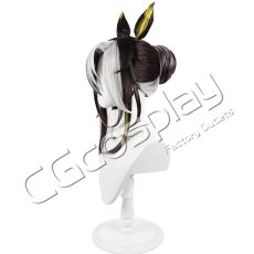 画像4: ウマ娘プリティーダービー　ドリームジャーニー(クリスマス)　雪白の夢路　コスプレウィッグ　コスプレ衣装 (4)