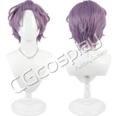 画像1: 刀剣乱舞　歌仙兼定　内番　コスプレウィッグ　コスプレ衣装 (1)