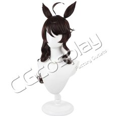画像4: ウマ娘プリティーダービー　デアリングタクト　白に至る純真　コスプレウィッグ　コスプレ衣装 (4)