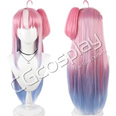 画像1: バーチャルYouTuber　VTuber　姫森ルーナ　セーラー服衣装　ポニーテール　コスプレウィッグ　コスプレ衣装 (1)