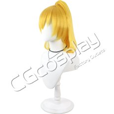 画像4: スマイルプリキュア!　黄瀬やよい(キュアピース)　コスプレウィッグ　コスプレ衣装 (4)