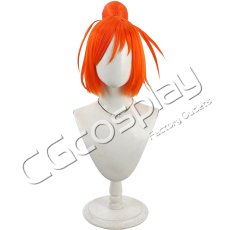画像2: スマイルプリキュア!　日野あかね(キュアサニー)　コスプレウィッグ　コスプレ衣装 (2)