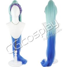 画像1: Go!プリンセスプリキュア　海藤みなみ(キュアマーメイド)　コスプレウィッグ　コスプレ衣装 (1)