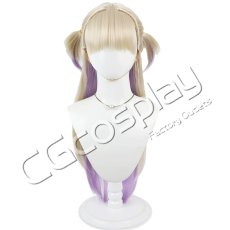 画像2: バーチャルYouTuber　Vtuber　轟はじめ　ブラックオーロラ衣装　コスプレウィッグ　コスプレ衣装 (2)