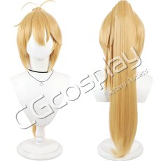 画像1: VOICEPEAK　弦巻マキ　コスプレウィッグ　コスプレ衣装 (1)