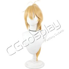 画像4: VOICEPEAK　弦巻マキ　コスプレウィッグ　コスプレ衣装 (4)