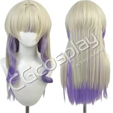 画像1: バーチャルYouTuber　VTuber　轟はじめ　ブラックオーロラ衣装　コスプレウィッグ　コスプレ衣装 (1)
