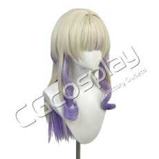 画像4: バーチャルYouTuber　VTuber　轟はじめ　ブラックオーロラ衣装　コスプレウィッグ　コスプレ衣装 (4)