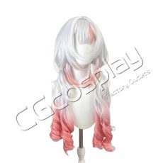 画像3: バーチャルYouTuber　VTuber　百鬼あやめ　和風メイド衣装　コスプレウィッグ　コスプレ衣装 (3)