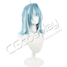 画像3: バーチャルYouTuber　Vtuber　白波らむね　初期衣装　コスプレウィッグ　コスプレ衣装 (3)