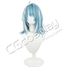 画像4: バーチャルYouTuber　Vtuber　白波らむね　初期衣装　コスプレウィッグ　コスプレ衣装 (4)