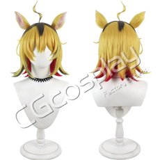 画像1: バーチャルYouTuber　Vtuber　うる虎がーる　コスプレウィッグ　コスプレ衣装 (1)