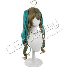 画像3: バーチャルYouTuber　Vtuber　天羽しろっぷ　コスプレウィッグ　コスプレ衣装 (3)