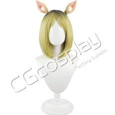 画像2: ヤニねこ　越司丸益子　コスプレウィッグ　コスプレ衣装 (2)