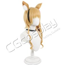画像3: バーチャルYouTuber　VTuber　尾丸ポルカ　ダイナー衣装　コスプレウィッグ　コスプレ衣装 (3)
