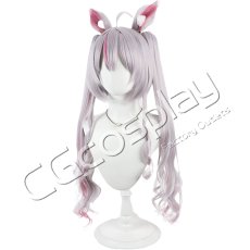 画像4: バーチャルYouTuber　VTuber　猫山みあ　コスプレウィッグ　コスプレ衣装 (4)