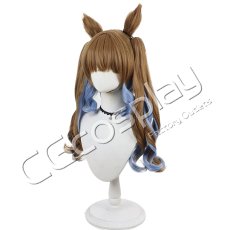 画像4: ウマ娘プリティーダービー　アーモンドアイ　水着　コスプレウィッグ　コスプレ衣装 (4)