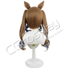 画像5: ウマ娘プリティーダービー　アーモンドアイ　水着　コスプレウィッグ　コスプレ衣装 (5)