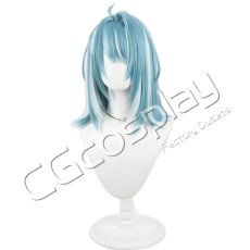 画像4: バーチャルYouTuber　Vtuber　白波らむね　初期衣装　コスプレウィッグ　コスプレ衣装 (4)