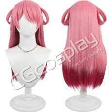 画像1: BanG Dream!（バンドリ！）　丸山彩　ふわふわハート?　コスプレウィッグ　コスプレ衣装 (1)