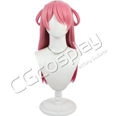 画像2: BanG Dream!（バンドリ！）　丸山彩　ふわふわハート?　コスプレウィッグ　コスプレ衣装 (2)