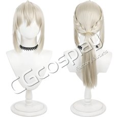 画像1: Fate/Grand Order　FGO　ベディヴィエール　夏の銀騎士　コスプレウィッグ　コスプレ衣装 (1)