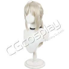 画像4: Fate/Grand Order　FGO　ベディヴィエール　夏の銀騎士　コスプレウィッグ　コスプレ衣装 (4)