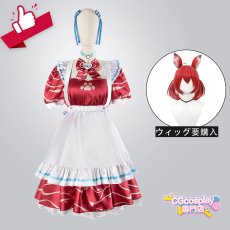 画像1: バーチャルYouTuber　Vtuber　赤見かるび　コスプレ衣装　セットで発売可 (1)