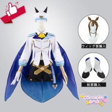 画像1: 20%off　ウマ娘プリティーダービー　Umamusume:　Pretty　Derby　ウマ娘　シュヴァルグラン　勝負服　コスプレ衣装　セットで発売可 (1)