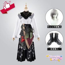 画像1: プロジェクトセカイ　カラフルステージ！　feat.　初音ミク　少しの恥ずかしさと　日野森志歩　和風ロックファッション　コスプレ衣装　セットで発売可 (1)