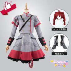 画像1: VOCALOID　Synthesizer　V　重音テト　コスプレ衣装　セットで発売可 (1)