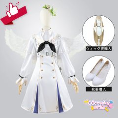 ブルーアーカイブ　-Blue　Archive-　トリニティ総合学園3年生　桐藤ナギサ　ナギサ　コスプレ衣装　翼飾り付き　セットで発売可