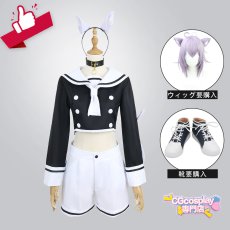 画像1: 20%off　バーチャルYouTuber　VTuber　ホロライブ　猫又おかゆ　コスプレ衣装　セットで発売可 (1)
