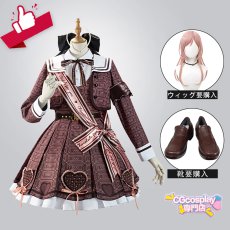 画像1: 20%OFF 学園アイドルマスター　学マス　姫崎莉波　ハッピーミルフィーユ　コスプレ衣装　セットで発売可 (1)