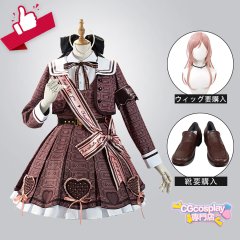 20%OFF 学園アイドルマスター　学マス　姫崎莉波　ハッピーミルフィーユ　コスプレ衣装　セットで発売可