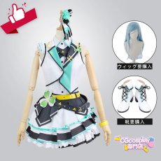 画像1: 20%off　プロジェクトセカイ　カラフルステージ！　プロセカ　MORE　MORE　JUMP！　日野森雫　コスプレ衣装　セットで発売可 (1)