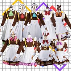 画像1: バーチャルYouTuber　Vtuber　ココスコラボ衣装　メイド服　全員　コスプレ衣装 (1)
