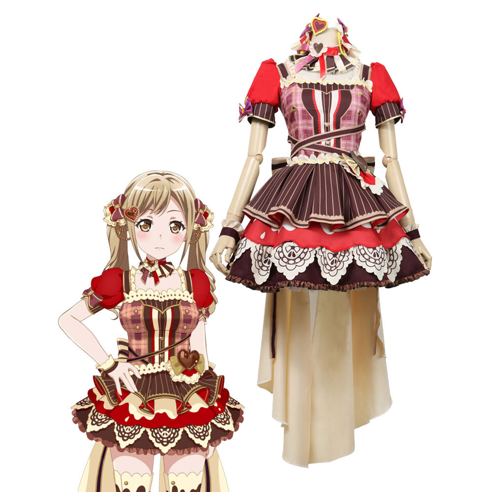 BanGDream! 市ヶ谷有咲 ドタバタハッピーバレンタイン コスプレ