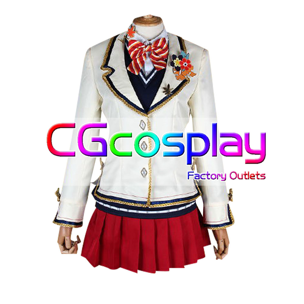 【美品】 アクア ラブライブ!サンシャイン!! 桜内梨子 未覚醒 紅葉狩り編 コスプレ衣装