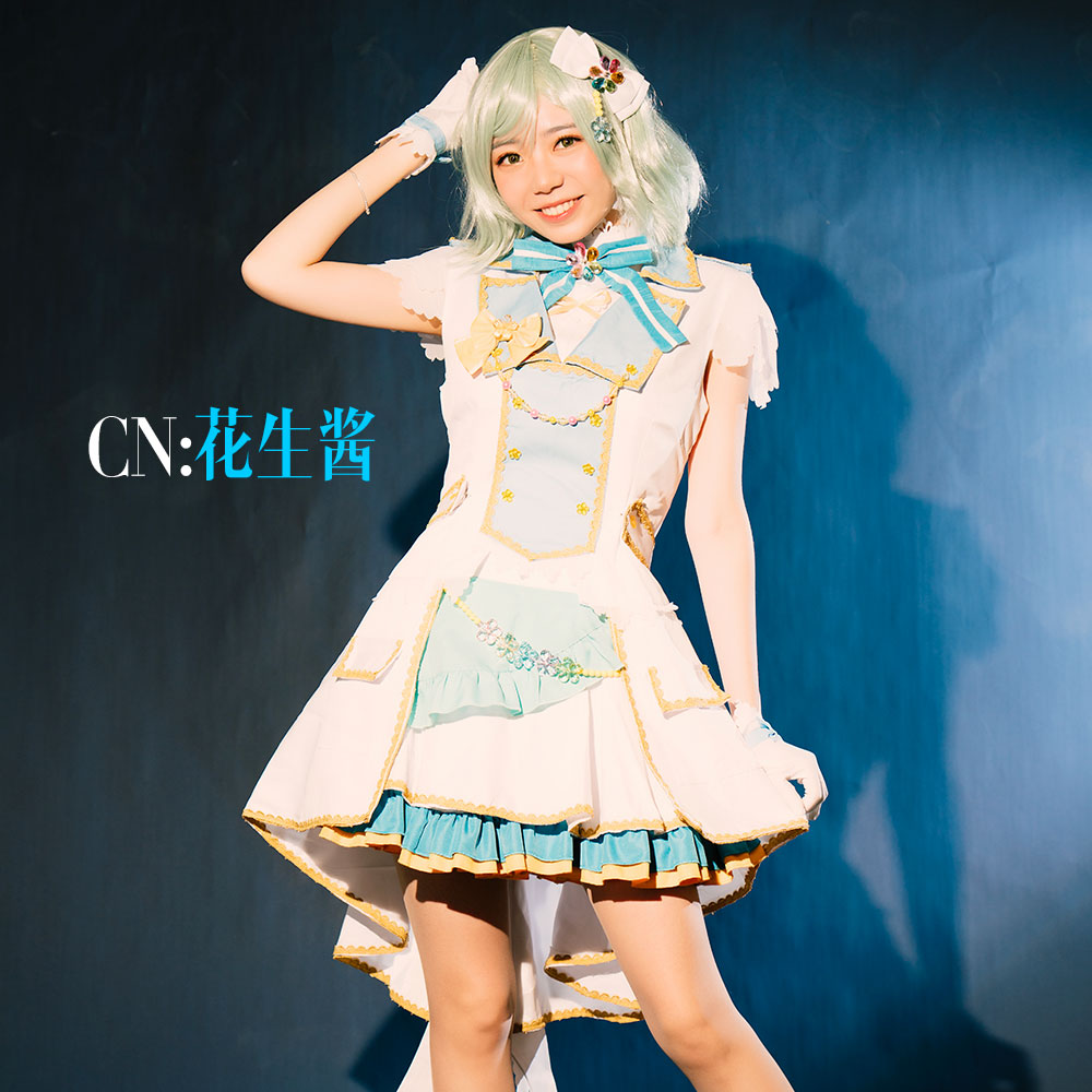 画像1: 激安!!　BanG Dream!（バンドリ）　Pastel*Palettes　セカンドキービジュアル　煌めくステージへ　氷川日菜　コスプレ衣装 (1)
