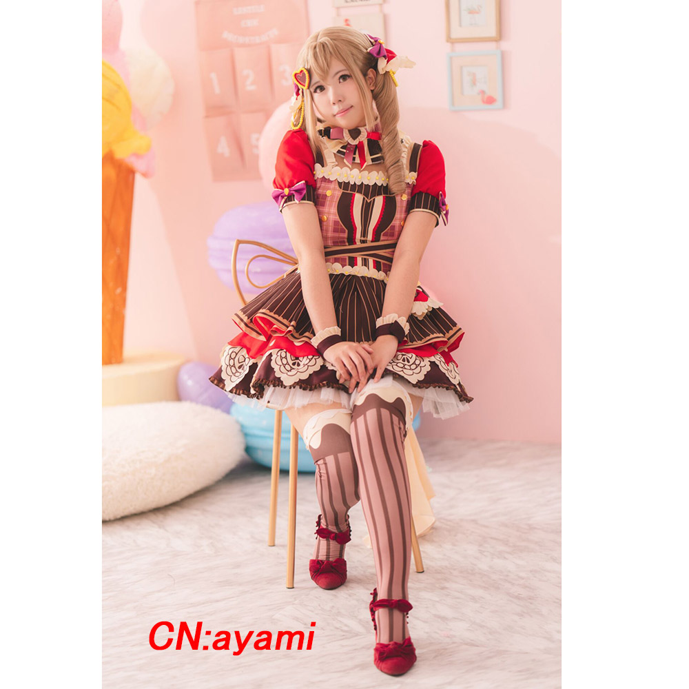 贅沢品 バンドリ 市ヶ谷有咲 Ｍサイズ コスプレ衣装 バレンタイン コスプレ