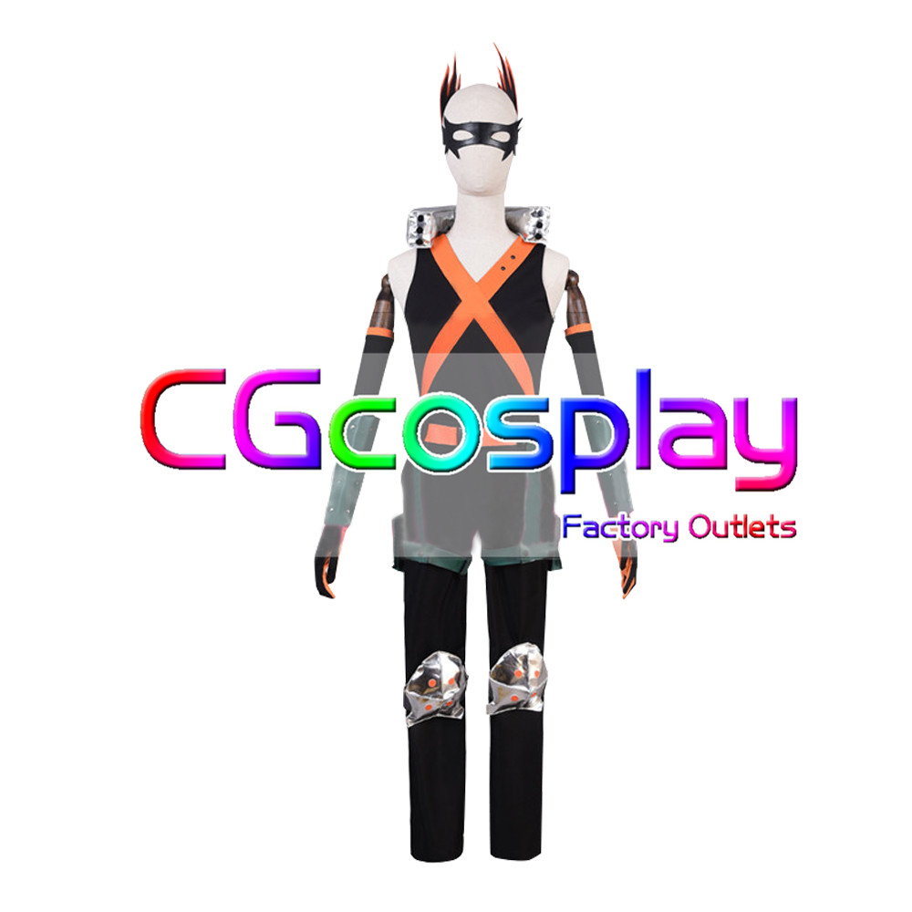 ヒロアカ　爆豪勝己　コスプレ　セット　ヒーロースーツ Amazon.co.jp: Miccostumes 男性 学生 コスプレ コスチューム