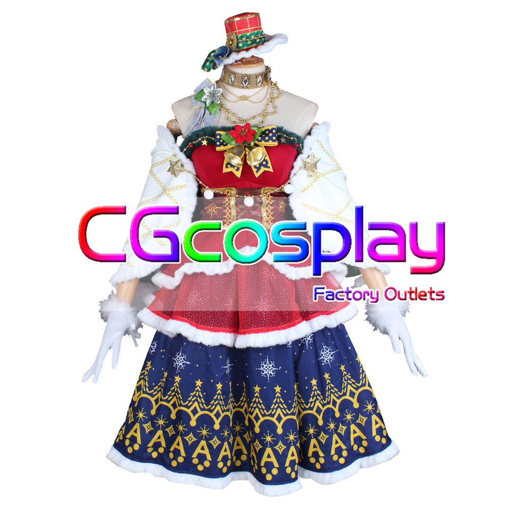 コスプレ 黒澤ダイヤ クリスマスプレゼント編 衣装 Aqours ウィッグ-