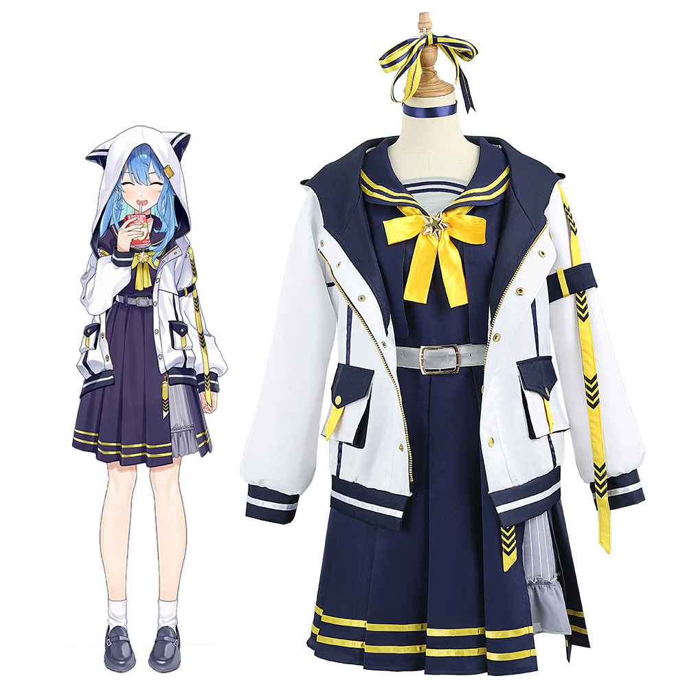 ホロライブ 星街すいせい vtuber セーラー服 コスプレ ウィッグ追加可-