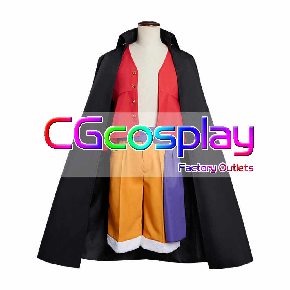 RED ルフィ コスプレ衣装 戦闘服