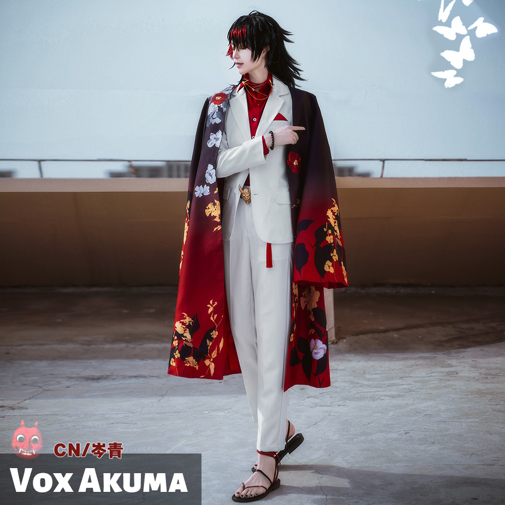 画像1: 激安!!　バーチャルYouTuber　「Luxiem」 Vox Akuma (ヴォックス・アクマ)　コスプレ衣装 (1)