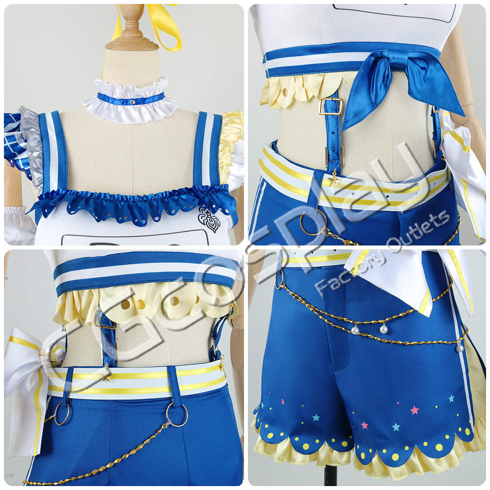 激安!!　プロジェクトセカイ カラフルステージ! 　プロセカ　激走！アンカー☆　鳳えむ　コスプレ衣装