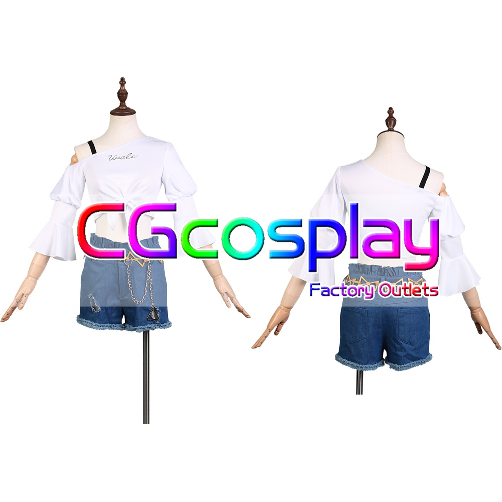 ウマ娘　トーセンジョーダン　夏衣装　コスプレ　フルセット ウマ娘プリティーダービー トーセンジョーダン 私服 コスプレ衣装