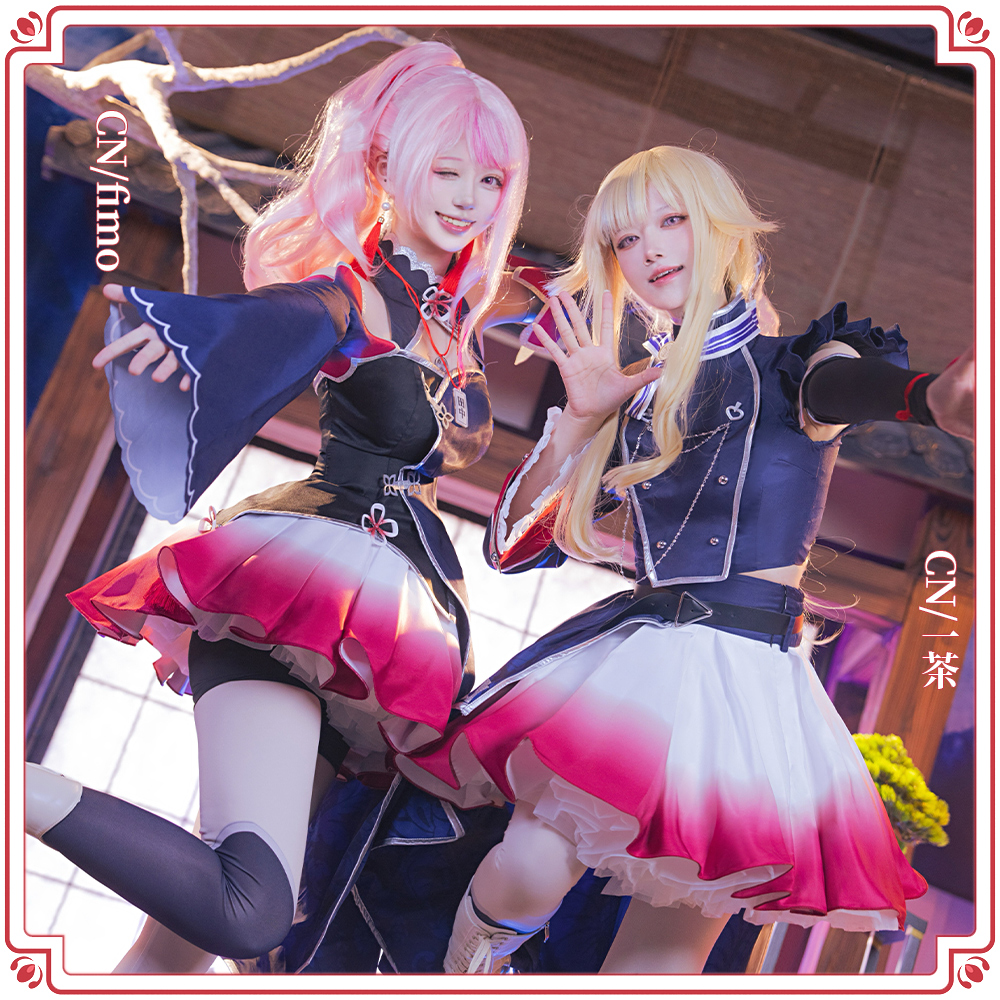 バーチャルYouTuber Vtuber HIMEHINA 「藍の華」ライブ衣装 コスプレ