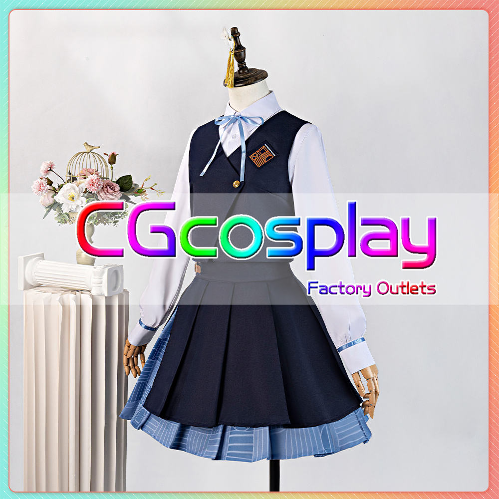 画像4: 学園アイドルマスター 学マス 初星学園  秦谷美鈴  コスプレ衣装 新バージョン (4)